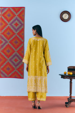 Parchhain Chanderi Kurta Set