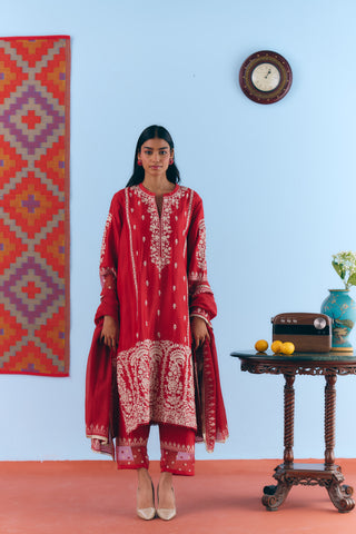Gulaal Chanderi Kurta Set