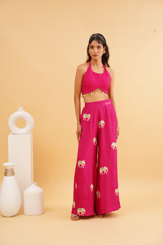 Pink Nazrana Co-ord Set