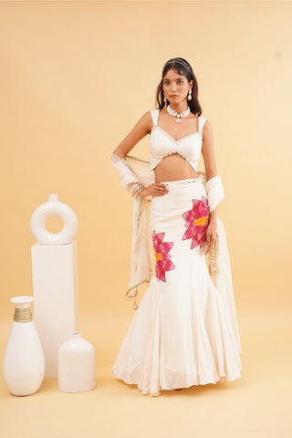 Khwab Ivory Lehenga