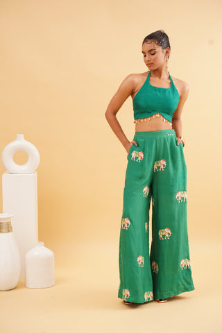 Green Nazrana Co-ord Set