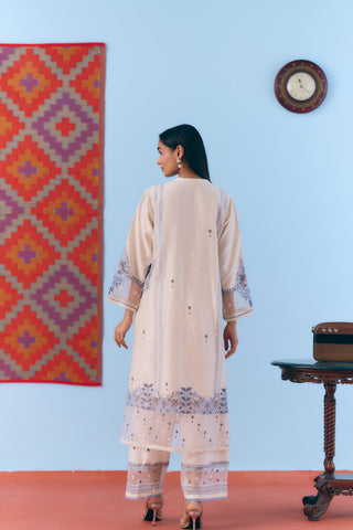 Shaam Chanderi Kurta Set
