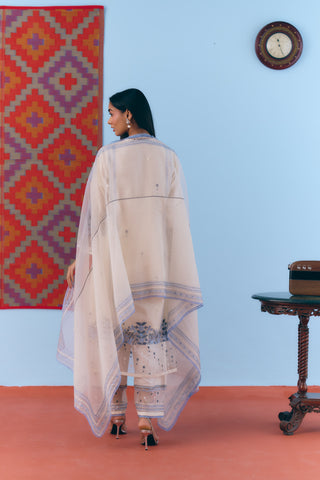 Shaam Chanderi Kurta Set