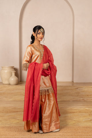 Orange Mist Kurta Set