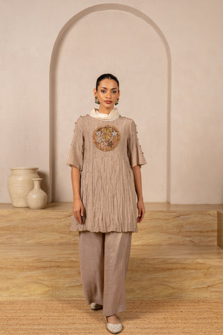 Chandi Crush Tissue Kurta Set