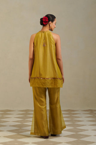 Ira Green Lemon Farshi Co-ord Set