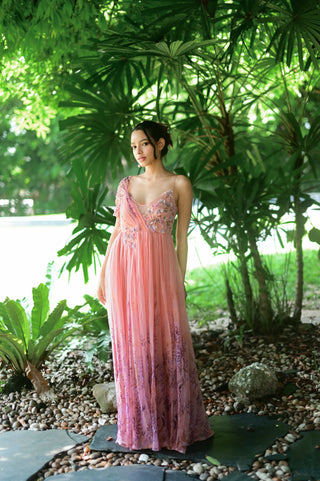 Peach Bloom Serenade Dress