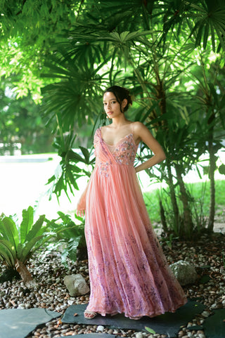 Peach Bloom Serenade Dress
