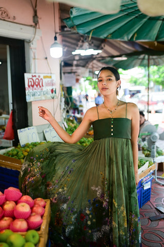 Green Lush Luxe Dress