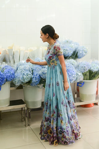 Cobalt Muse Evening Dress