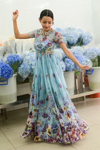 Cobalt Muse Evening Dress