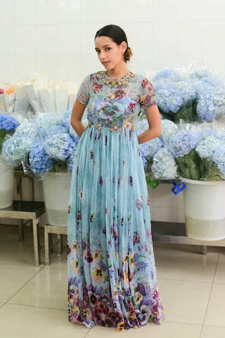 Cobalt Muse Evening Dress