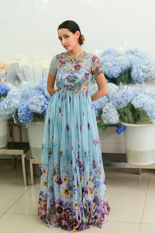 Cobalt Muse Evening Dress