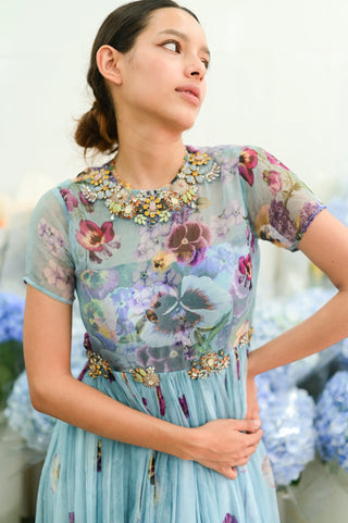 Cobalt Muse Evening Dress