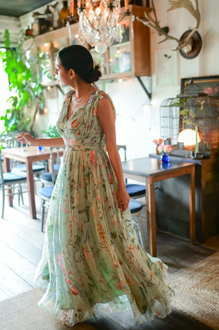 Sage Bloom Dress
