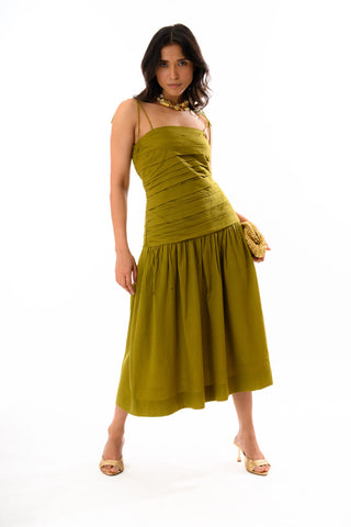 Olive Aura Dress