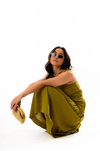 Olive Aura Dress