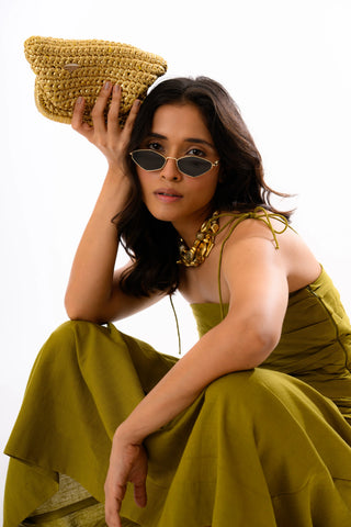 Olive Aura Dress