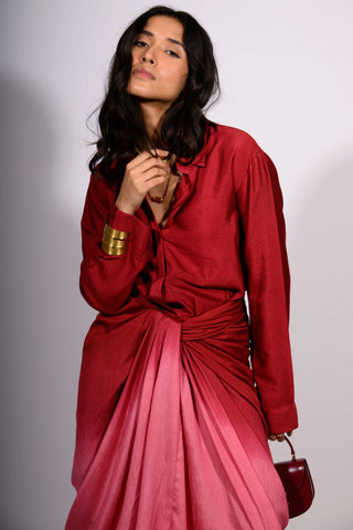Crimson Drape Ensemble