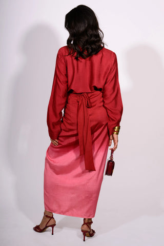 Crimson Drape Ensemble