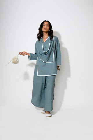 Azure Wrap Set