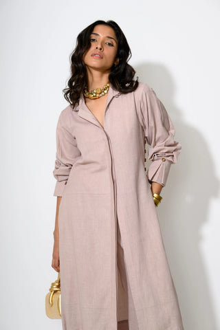 Rose Dusk Linen Set