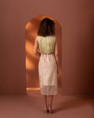 Silk Detailed Dress