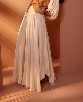 Silk Organza Detailed Waistcoat Set