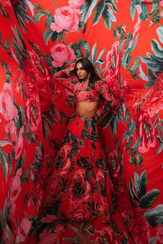 Sia Floral Lehenga