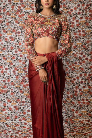 Rouvelle Drape Saree