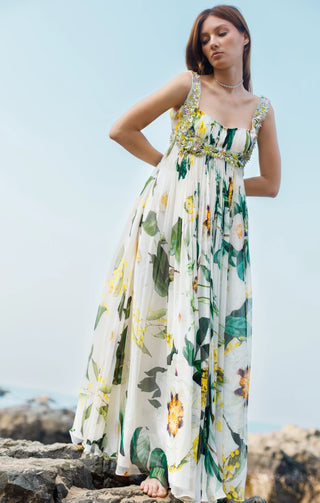 Seaside Bloom Gown