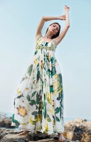 Seaside Bloom Gown
