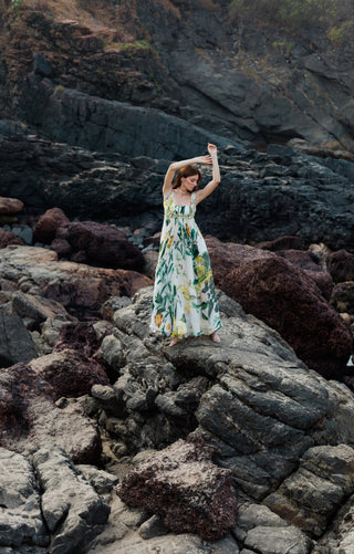 Seaside Bloom Gown
