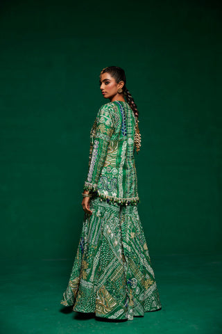 Viridian Sharara Set