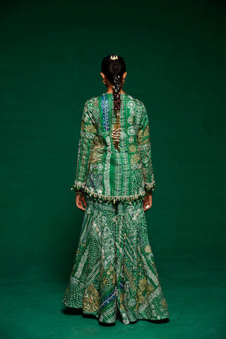 Viridian Sharara Set
