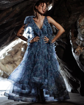 Twilight Rose Illusion Dress