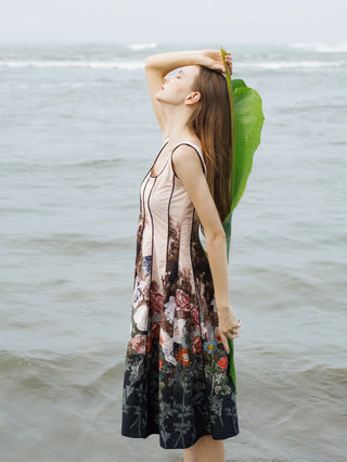 Peach Forest Crump Dress