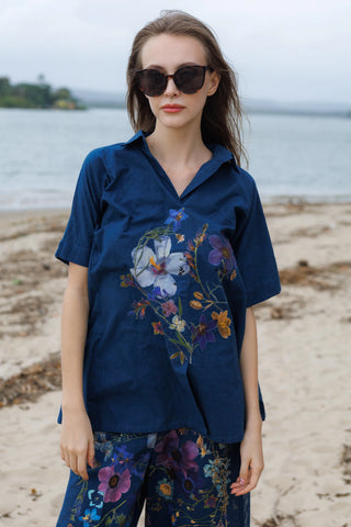 Azure Flower Patch Co-Ord Set