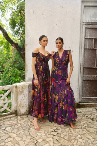 Luxe Foliage Gown