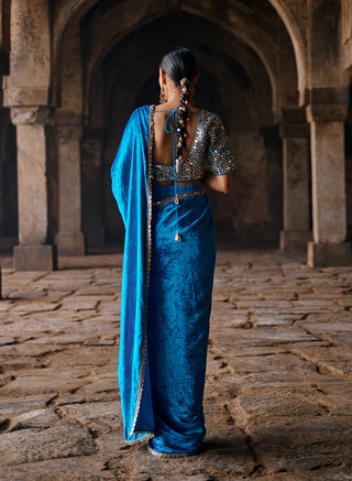 Kamya Velvet Saree