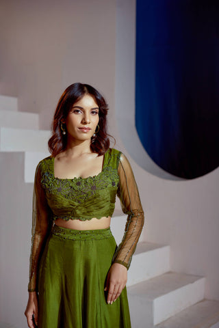 Floralis Lehenga