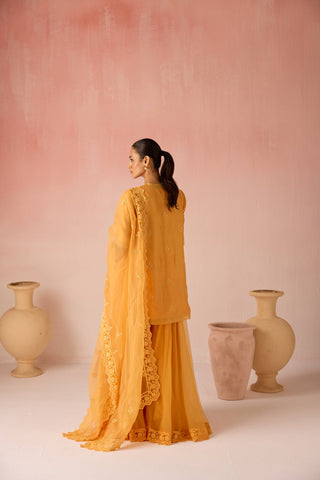 Ochre Short Kurta Set