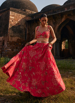 Rasika Printed Lehenga Set
