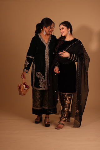 Banarasi Brocade Velvet Suit