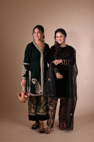 Banarasi Brocade Velvet Suit