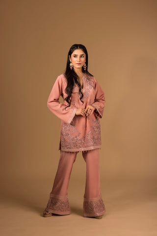 Tonal Resham Kurta Set