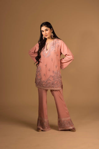 Tonal Resham Kurta Set