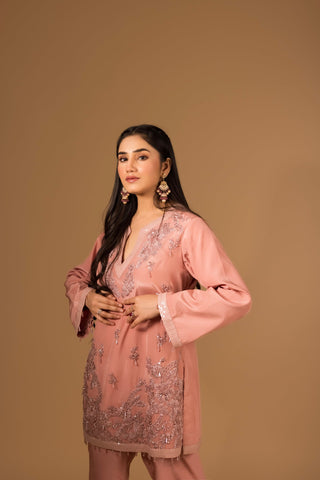 Tonal Resham Kurta Set