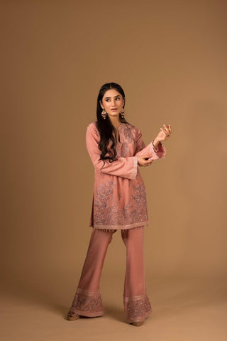 Tonal Resham Kurta Set