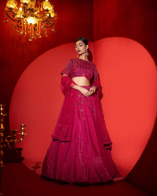 Sequins Embellished Lehenga Set